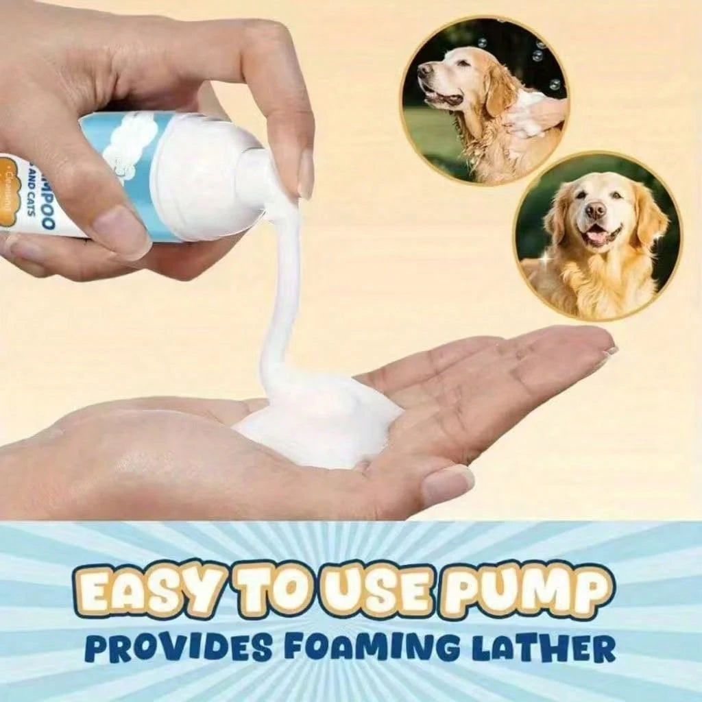 No-Rinse Pet Cleaning Foam 100ml – Gentle Cat & Dog Cleaner