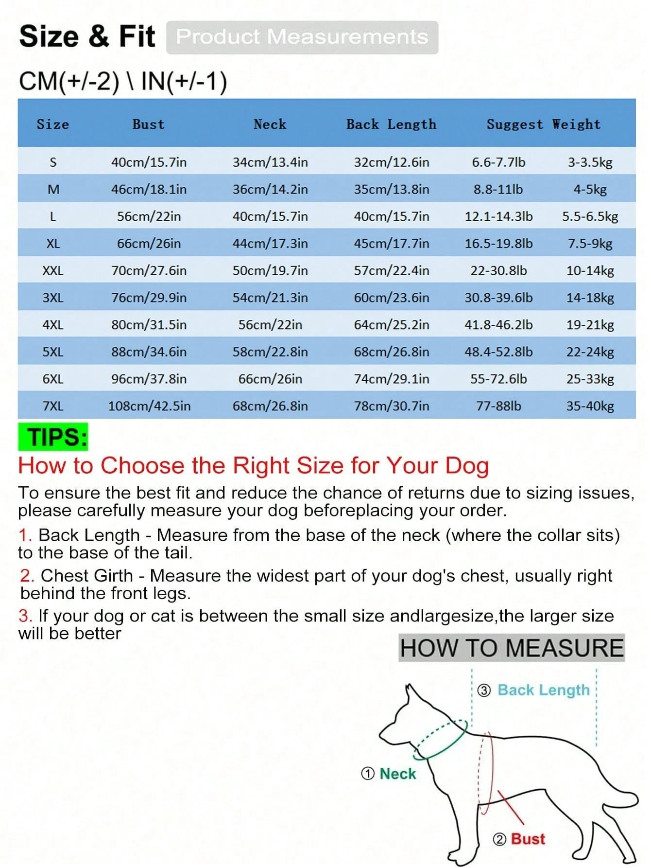 Waterproof Dog Raincoat for Large Dogs | Hooded Rain Jacket with Full Coverage