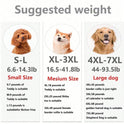 Waterproof Dog Raincoat for Large Dogs | Hooded Rain Jacket with Full Coverage