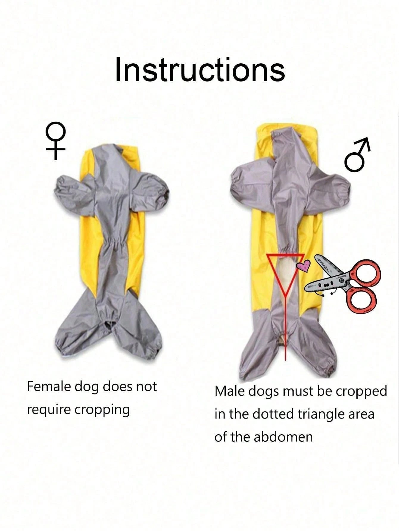 Waterproof Dog Raincoat for Large Dogs | Hooded Rain Jacket with Full Coverage