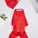 Waterproof Dog Raincoat for Large Dogs | Hooded Rain Jacket with Full Coverage