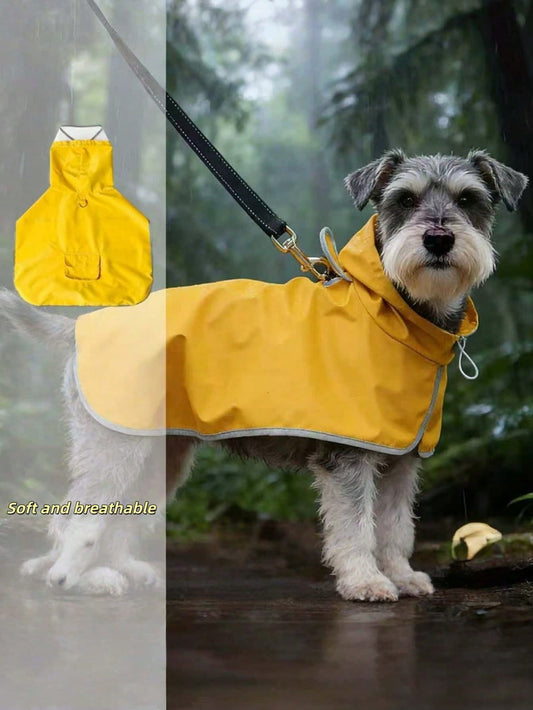 Double-Sided Waterproof Dog Raincoat | Reversible All-Weather Jacket
