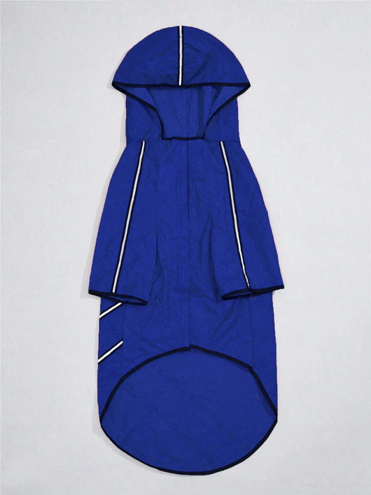 Waterproof Dog Raincoat with Reflective Strips | Outdoor Rain Jacket for Dogs