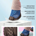 Breathable Mesh Dog Shoes | Non-Slip Summer Sandals for Dogs (set of 4)