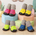 Breathable Mesh Dog Shoes | Non-Slip Summer Sandals for Dogs (set of 4)