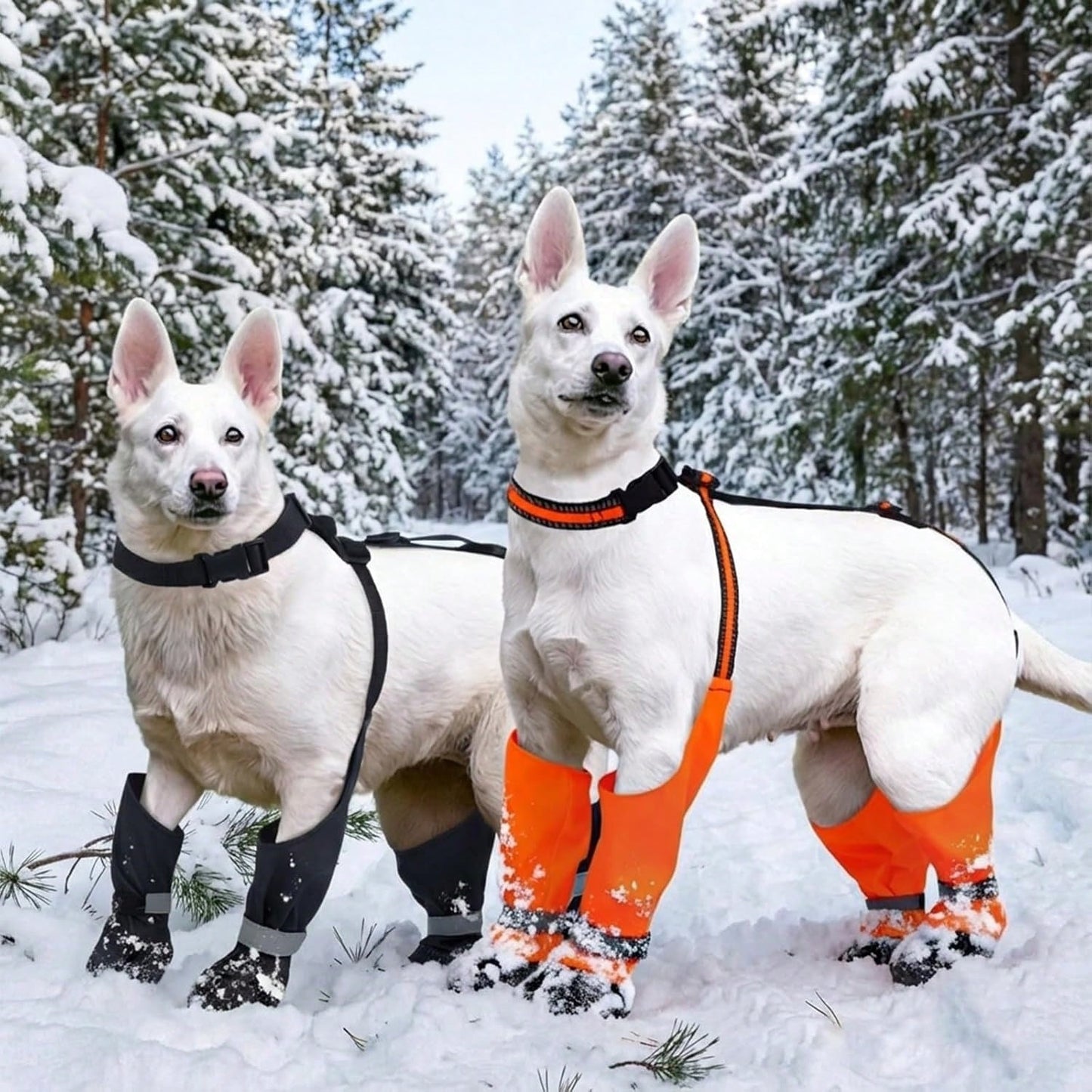 Anti-Slip Waterproof Dog Boots | Adjustable Paw Protection Shoes