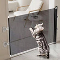 Expandable Mesh Pet Gate | Retractable Safety Barrier for Dogs & Cats