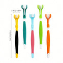 3-Sided Dog & Cat Toothbrush Kit – Pet Finger Toothbrush & Dental Care (set of 5 pieces)