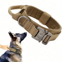 Tactical Dog Collar with Handle | Heavy Duty Reflective Collar