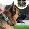 Tactical Dog Collar with Handle | Heavy Duty Reflective Collar