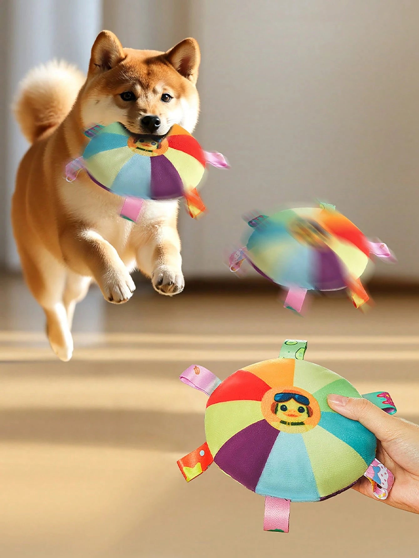 Interactive Squeaky Dog Toy | Plush Chew Toy for Puppies & Dogs