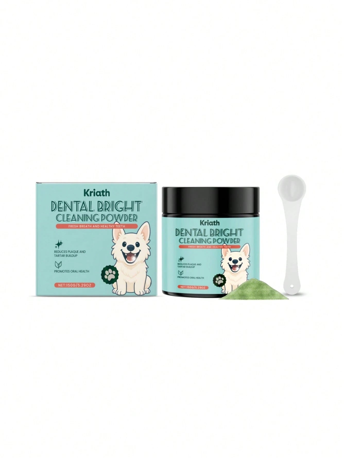 Dog Tooth Cleaning Powder – Daily Dental Care for Fresh Breath & Clean Teeth