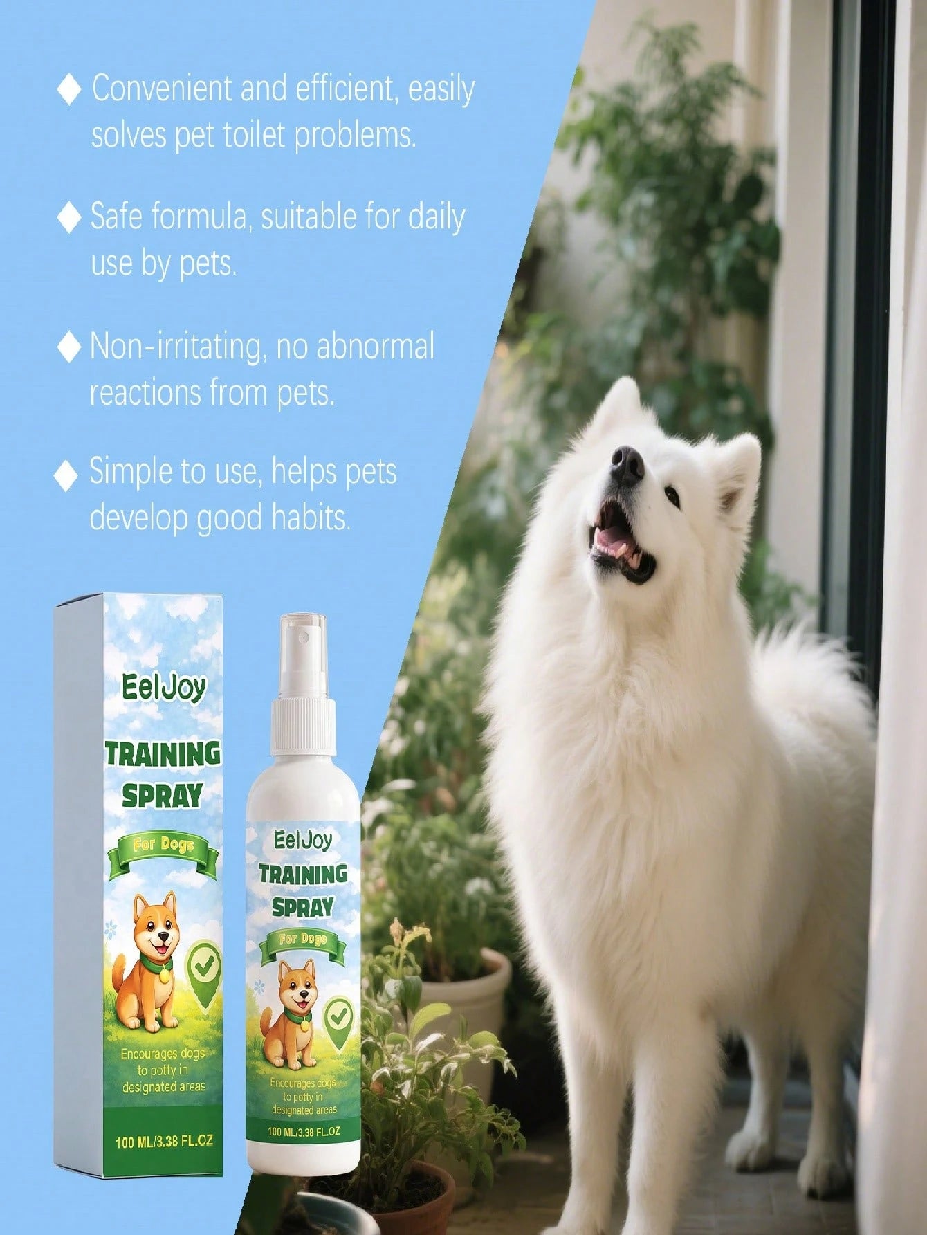 Dog Potty Training Spray | Housebreaking Aid for Dogs & Puppies