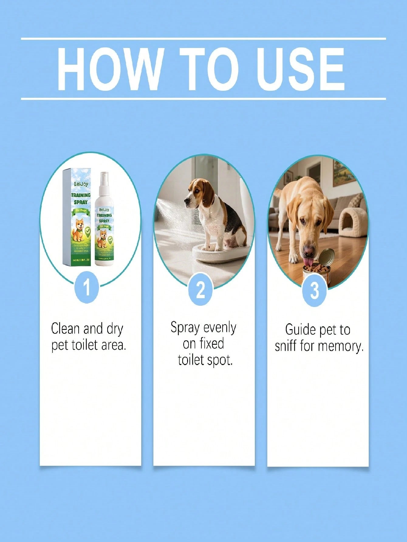 Dog Potty Training Spray | Housebreaking Aid for Dogs & Puppies