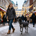 Warm Winter Dog Coat with Wool Lining | Windproof Jacket for Medium & Large Dogs