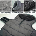 Warm Winter Dog Coat with Wool Lining | Windproof Jacket for Medium & Large Dogs