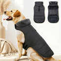 Warm Winter Dog Coat with Wool Lining | Windproof Jacket for Medium & Large Dogs