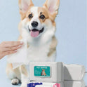 Pet Cleaning Wet Wipes | Alcohol-Free Grooming Wipes for Dogs & Cats (12 pieces per back)