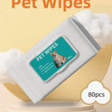 Pet Cleaning Wet Wipes | Alcohol-Free Grooming Wipes for Dogs & Cats (12 pieces per back)