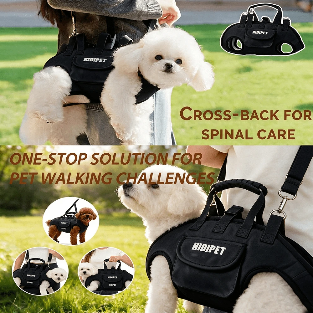 2-Way Pet Carrier Bag for Cats & Small Dogs – Crossbody Travel Bag