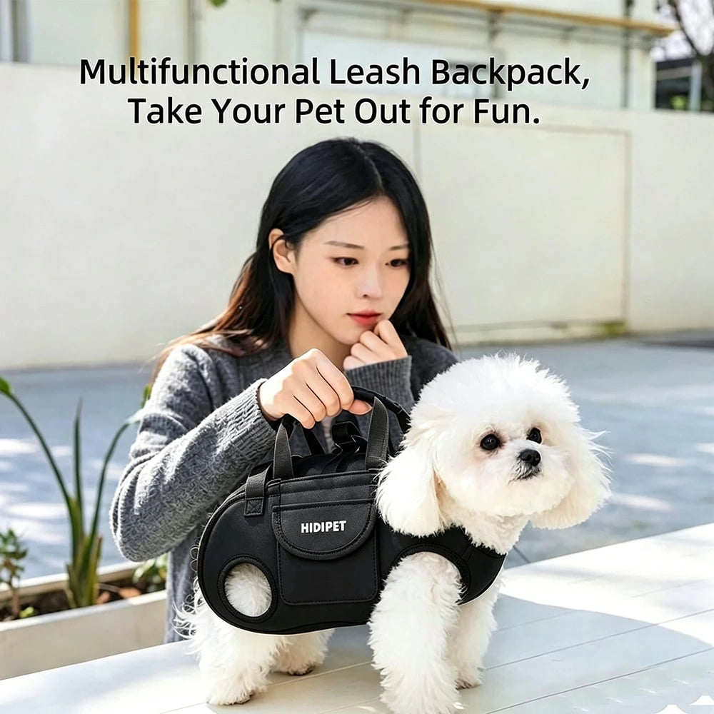 2-Way Pet Carrier Bag for Cats & Small Dogs – Crossbody Travel Bag