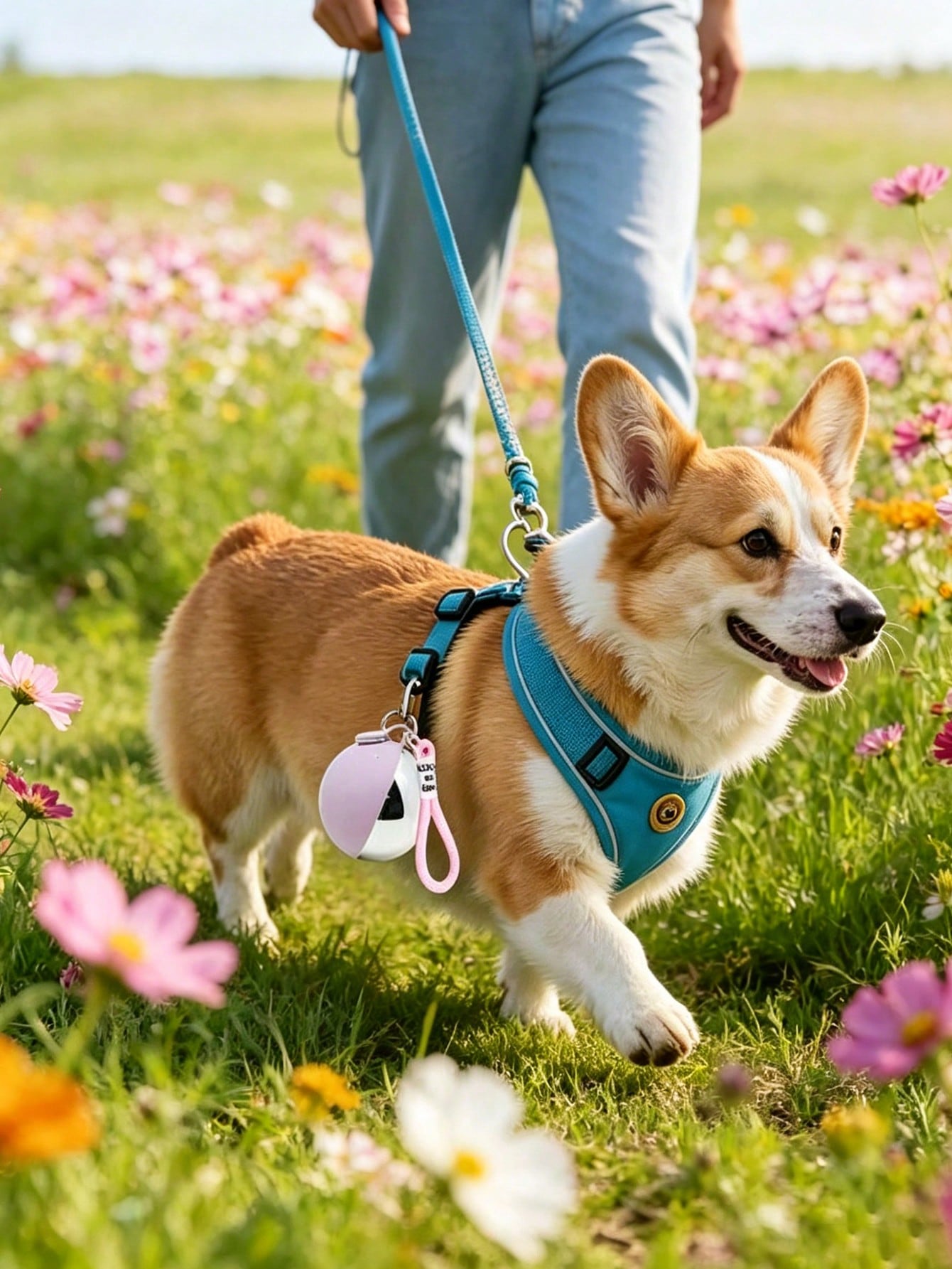 Portable Dog Water Bottle with Foldable Silicone Bowl | Leak-Proof Travel Water Dispenser