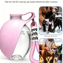 Portable Dog Water Bottle with Foldable Silicone Bowl | Leak-Proof Travel Water Dispenser