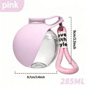 Portable Dog Water Bottle with Foldable Silicone Bowl | Leak-Proof Travel Water Dispenser