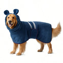 Hooded Dog Bathrobe & Quick-Dry Towel for Dogs & Cats