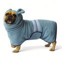 Hooded Dog Bathrobe & Quick-Dry Towel for Dogs & Cats