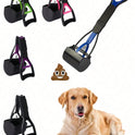 Long Handle Dog Poop Scooper – Foldable, Durable & Portable Pet Waste Cleanup Tool for Dogs