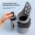 Detachable Cat Litter Scoop with Waste Storage Box & Trash Bags – Large Capacity Durable PP Pet Cleaning Tool