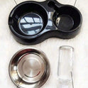 2-in-1 Stainless Steel Pet Food & Water Bowl for Pets