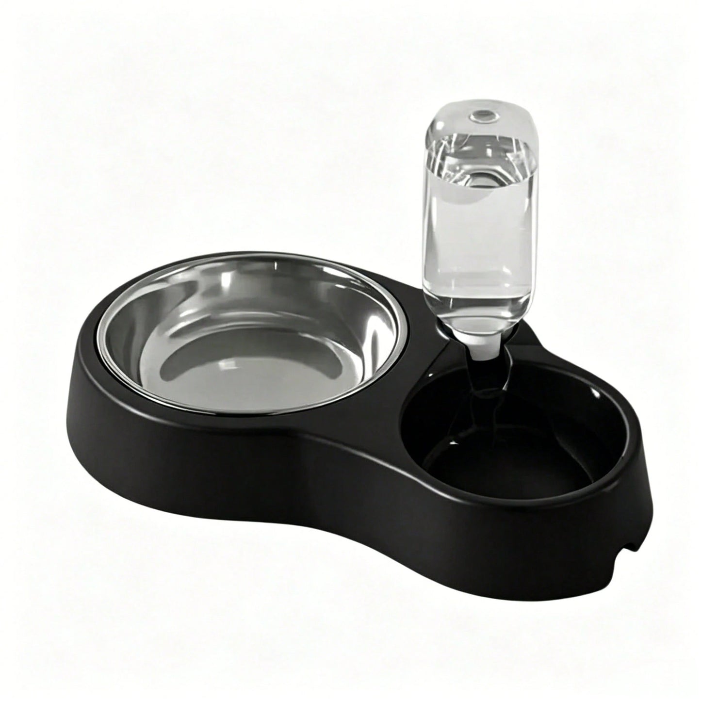 2-in-1 Stainless Steel Pet Food & Water Bowl for Pets