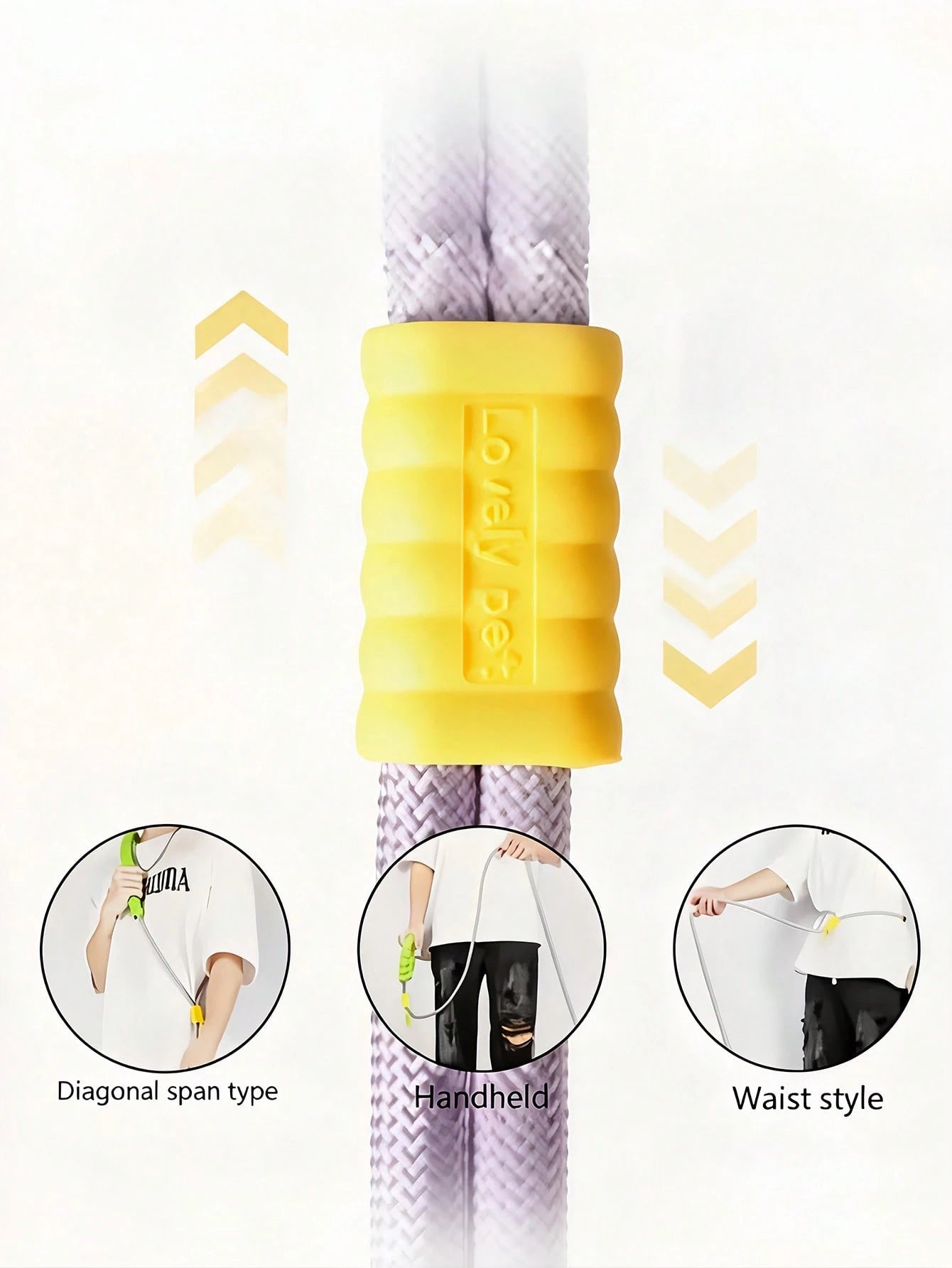 Hands-Free Dog Leash with Adjustable Waist Belt for Walking & Running