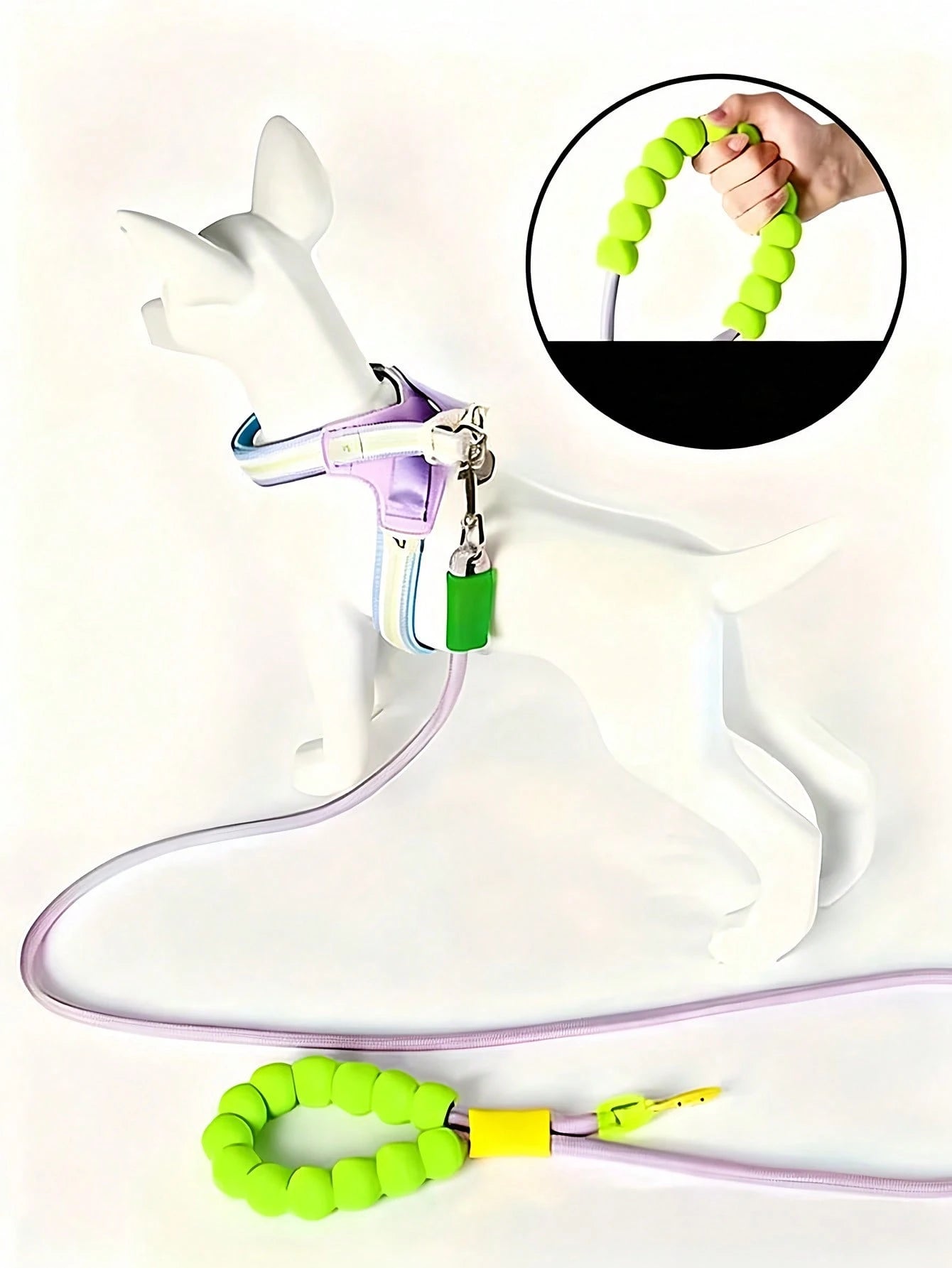 Hands-Free Dog Leash with Adjustable Waist Belt for Walking & Running