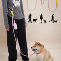 Hands-Free Dog Leash with Adjustable Waist Belt for Walking & Running