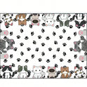 Cute Cat Pet Feeding Mat | Absorbent & Quick-Drying Bowl Mat