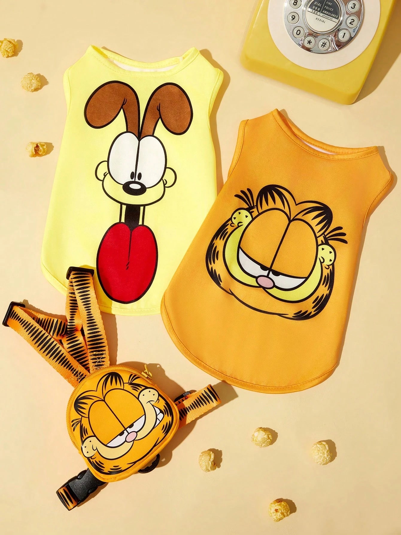 Garfield Pet Tank Top for Cats & Dogs | Cartoon Cat Shirt