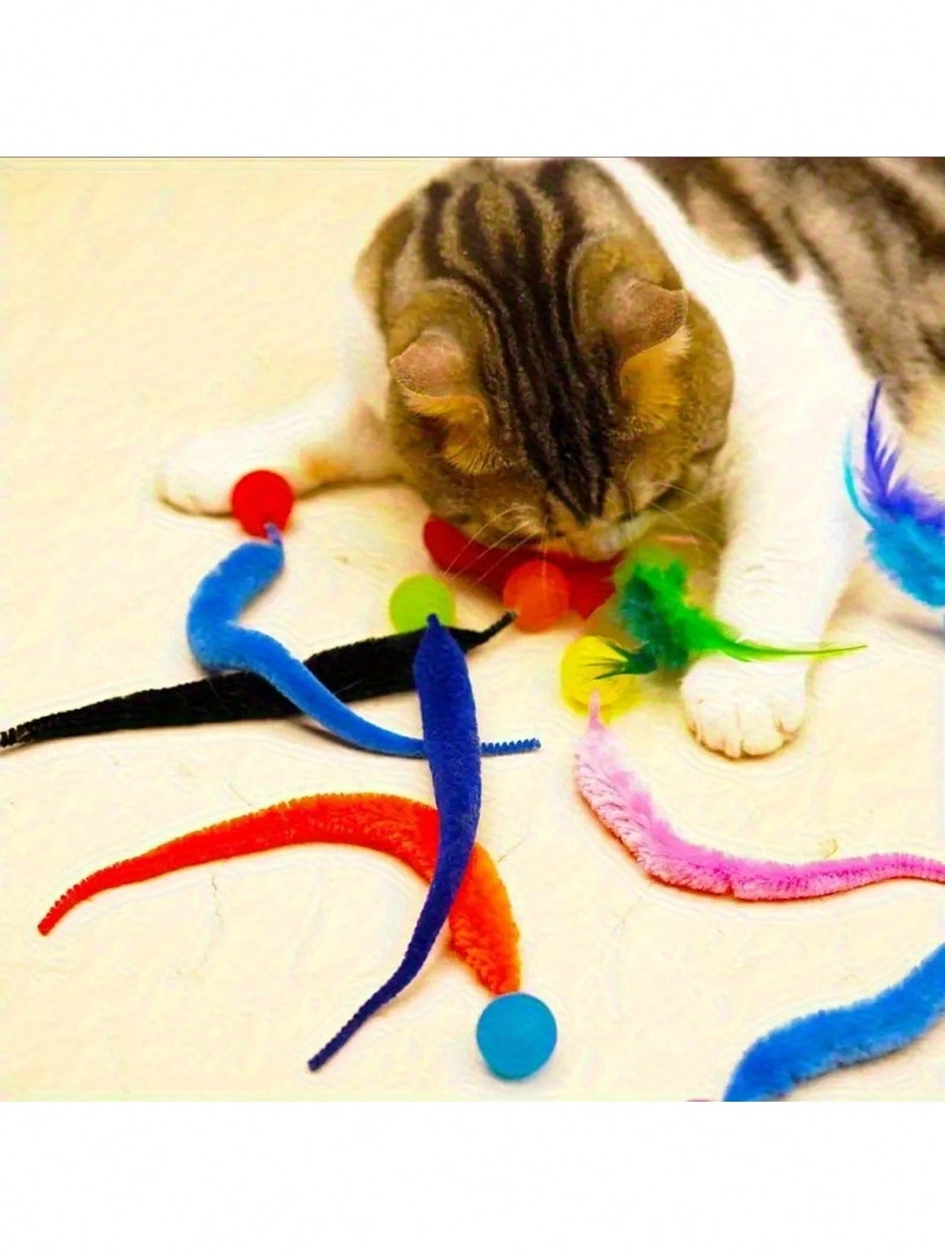 Glow in the Dark Cat Toy Balls | Interactive Indoor Cat Toys