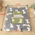 Washable Polyester Pet Bed Mat – Breathable Cat & Small Dog Cushion