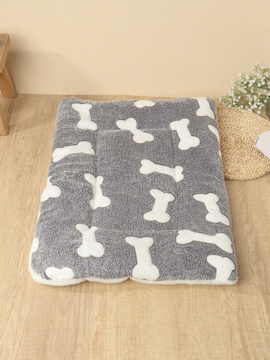 Washable Polyester Pet Bed Mat – Breathable Cat & Small Dog Cushion