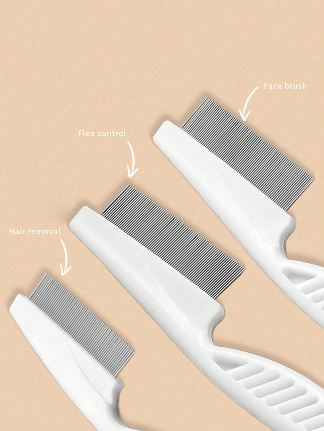 Pet Flea Comb for Dogs & Cats | Fine Tooth Grooming Comb