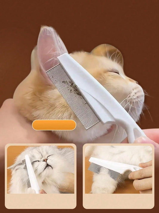 Pet Flea Comb for Dogs & Cats | Fine Tooth Grooming Comb