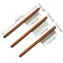 Wooden Pet Grooming Comb | Stainless Steel Dematting Comb
