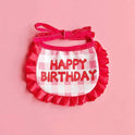 Pet Birthday Hat and Bib Set | Cute Cat & Dog Birthday Party Outfit