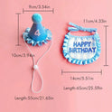 Pet Birthday Hat and Bib Set | Cute Cat & Dog Birthday Party Outfit