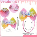 13-Piece Dog Hair Accessories Set – Birthday Bows & Flower Bands
