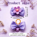 13-Piece Dog Hair Accessories Set – Birthday Bows & Flower Bands