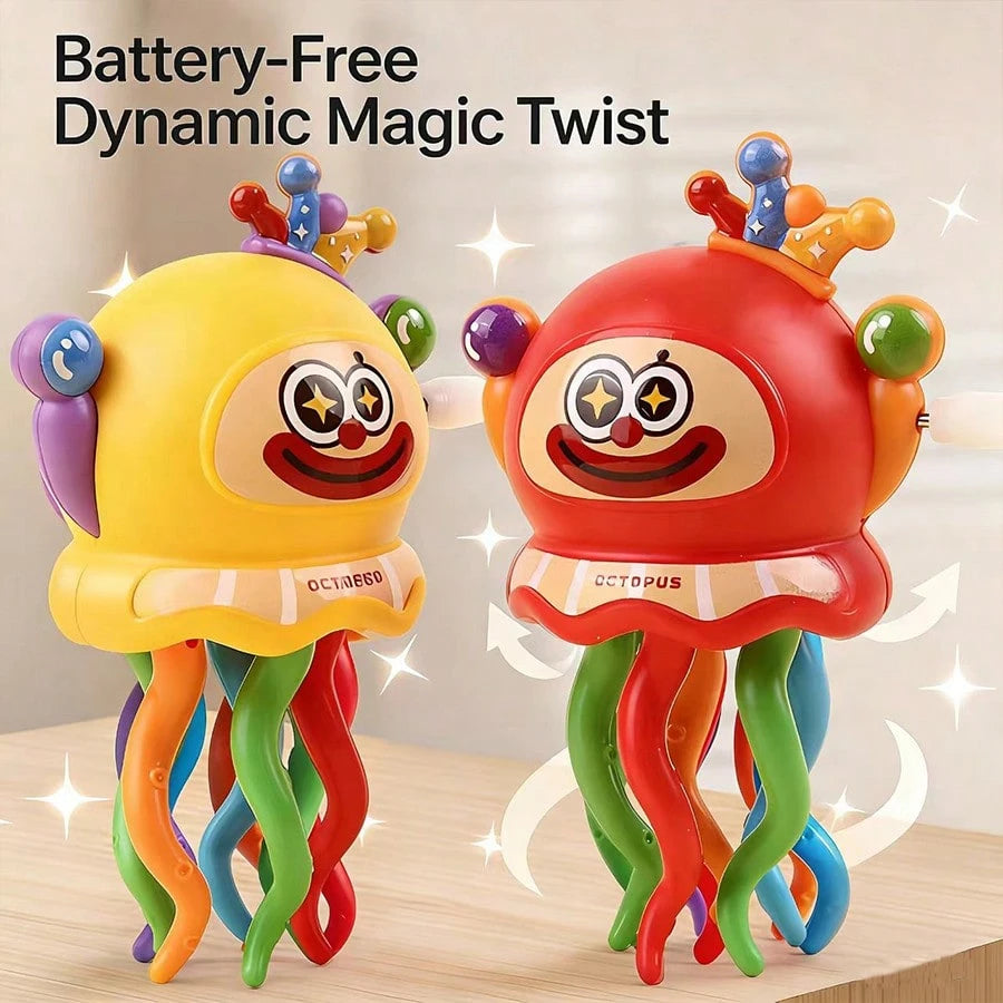 Cute Squid Cat Toy | Interactive Massage & Play Toy for Indoor Cats